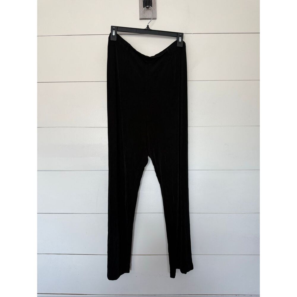Chico’s Women’s 3 Short Black Slinky Stretchy Pull on Pants